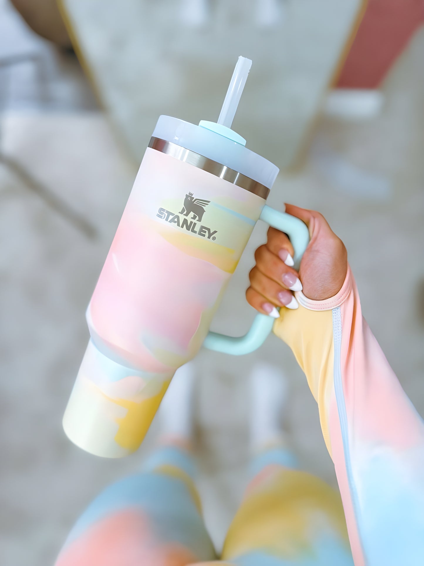 Stanley Tumbler 40 oz - Pastel Tie-Dye