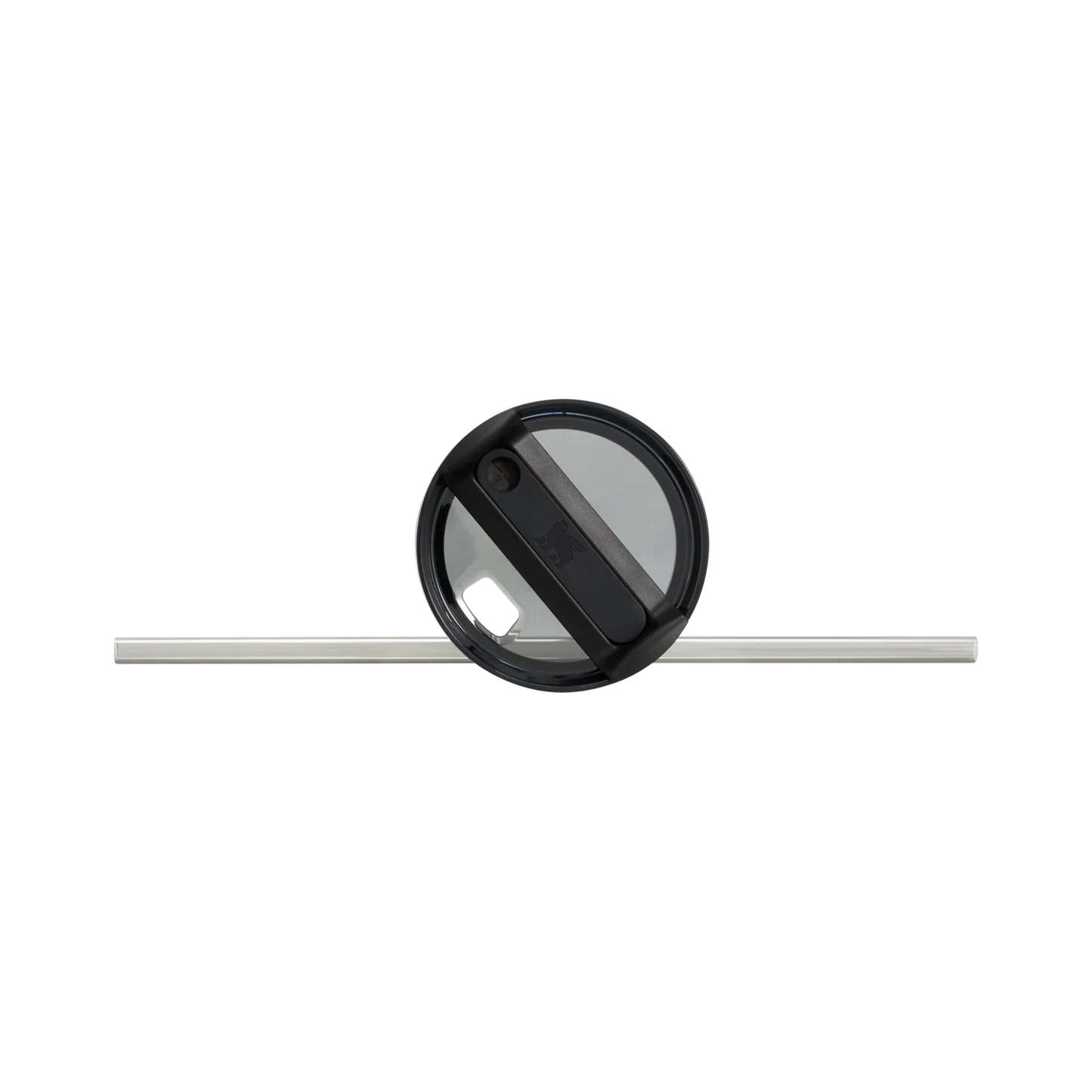 40oz Black Stainless Steel Tumbler with Handle & Straw